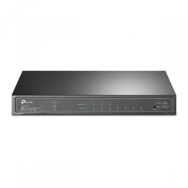 TP-Link SG2008P Коммутатор JetStream Smart с 8 гигабитными портами (4 порта PoE+)