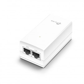 TP-Link POE2412G Инжектор Passive PoE 24В, 1 гигабитный порт PoE, 1 гигабитный порт без PoE, бюджет PoE 12 Вт