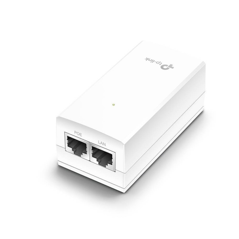 TP-Link POE2412G Инжектор Passive PoE 24В, 1 гигабитный порт PoE, 1 гигабитный порт без PoE, бюджет PoE 12 Вт