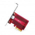 TP-Link TX401 10‑гигабитный адаптер PCI Express, PCIe 3.0×4, в комплекте кабель Ethernet CAT6A