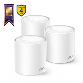 TP-Link Deco X50(3-pack) Домашняя Mesh Wi-Fi 6 система AX3000, до 574 Мбит/с на 2,4 ГГц + до 2402 Мбит/с на 5 ГГц