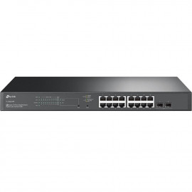 TP-Link SG2218 Коммутатор JetStream линейки Smart с 16 гигабитными портами RJ45 и 2 портами SFP