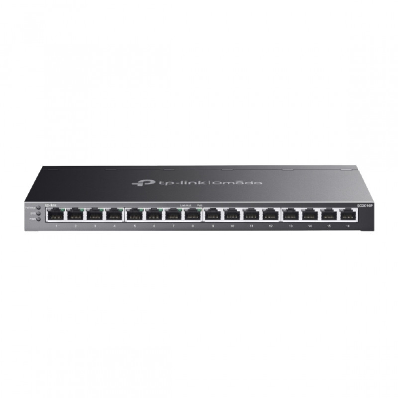 TP-Link SG2016P 16-портовый гигабитный Smart коммутатор Omada 8-портов PoE+