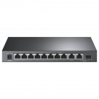 TP-Link TL-SG1210PP Настольный коммутатор с 9 гигабитными портами (6 портов PoE+, 2 порта PoE++)