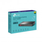 TP-Link TL-SG1210PP Настольный коммутатор с 9 гигабитными портами (6 портов PoE+, 2 порта PoE++)
