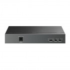 TP-Link LS109P Настольный коммутатор с 9 портами 10/100 Мбит/с (8 портов PoE+), стальной корпус
