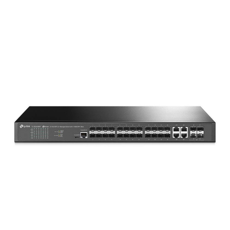 TP-Link SG3428XF JetStream 24-портовый управляемый коммутатор уровня 2+ с 4 портами SFP+ 10 Гбит/с