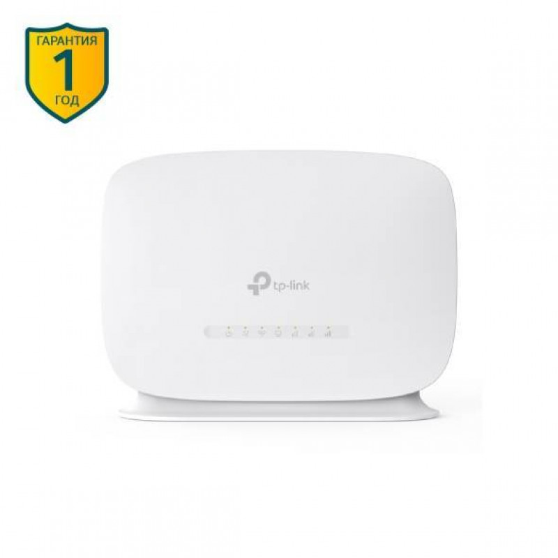 TP-Link TL-MR105 Wi-Fi роутер N300 со встроенным модемом 4G LTE до 150 Мбит/с, LAN 1x100 Мбит/с, WAN/LAN 1x100 Мбит/с