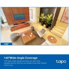 TP-Link Tapo C125 Умная камера с искусственным интеллектом, 2K QHD (2560 × 1440), Wi-Fi (2,4 ГГц)