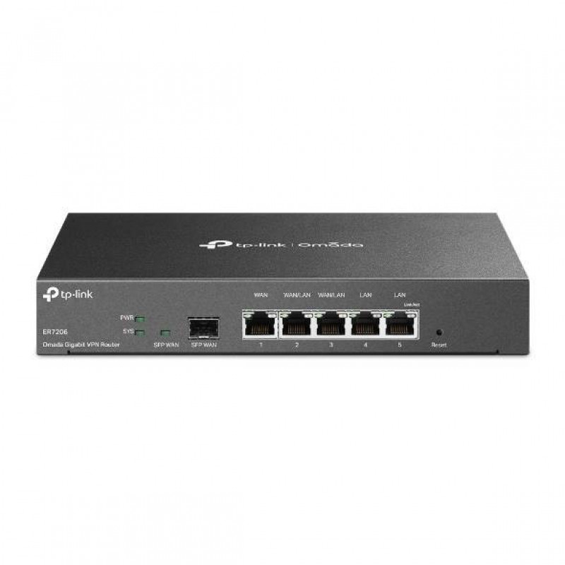 TP-Link ER7206 (TL-ER7206) VPN‑маршрутизатор Omada с гигабитными портами и поддержкой Multi‑WAN