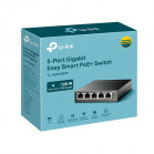 TP-Link TL-SG105MPE Easy Smart гигабитный 5-портовый PoE-коммутатор (4 порта PoE+ и 1 порт без РоЕ)