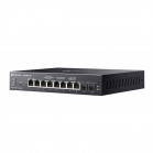 TP-Link SG2210XMP-M2 Omada управляемый PoE-коммутатор Smart с 8 портами 2.5GBASE-T и 2 SFP+ слотами 10G