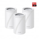 TP-Link Deco BE65 Pro(3-pack) Трехдиапазоннаяя Mesh Wi-Fi 7 система BE9300, 2,4/5/6 ГГц, до 9220 Мбит/с, 2х5 Гбит/с