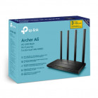 TP-Link Archer A6 Двухдиапазонный Wi Fi роутер AC1200, 2,4/5 ГГц, до 1167 Мбит/с, LAN 4x1 Гбит/с, WAN 1x1 Гбит/с