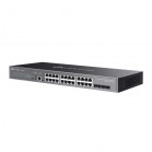 TP-Link SG5428X Omada 24-портовый гигабитный стекируемый управляемый коммутатор уровня L3, 24х1 Гбит/с, SFP+ 4х10 Гбит/с