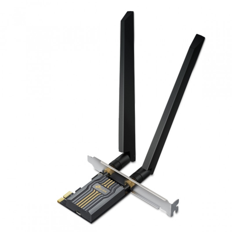 TP-Link Archer TBE400E BE6500 Трехдиапазонный беспроводной PCI Express-адаптер Wi-Fi 7 с поддержкой Bluetooth 5.4