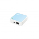 TP-Link TL-WR802N Nano роутер серии N, 2,4ГГц, до 300 Мбит/с, 1х1Гбит/с, питание через порт micro USB