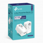 TP-Link TL-PA7027P KIT Комплект гигабитных Powerline-адаптеров AV1000 со встроенной розеткой 