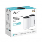 TP-Link Deco PX10(2-pack) Гибридная Mesh-система Wi-Fi 6 AX1500 + AV1000, 2,4/5 ГГц, до 1501 Мбит/с, WAN/LAN 3x1Гбит/с