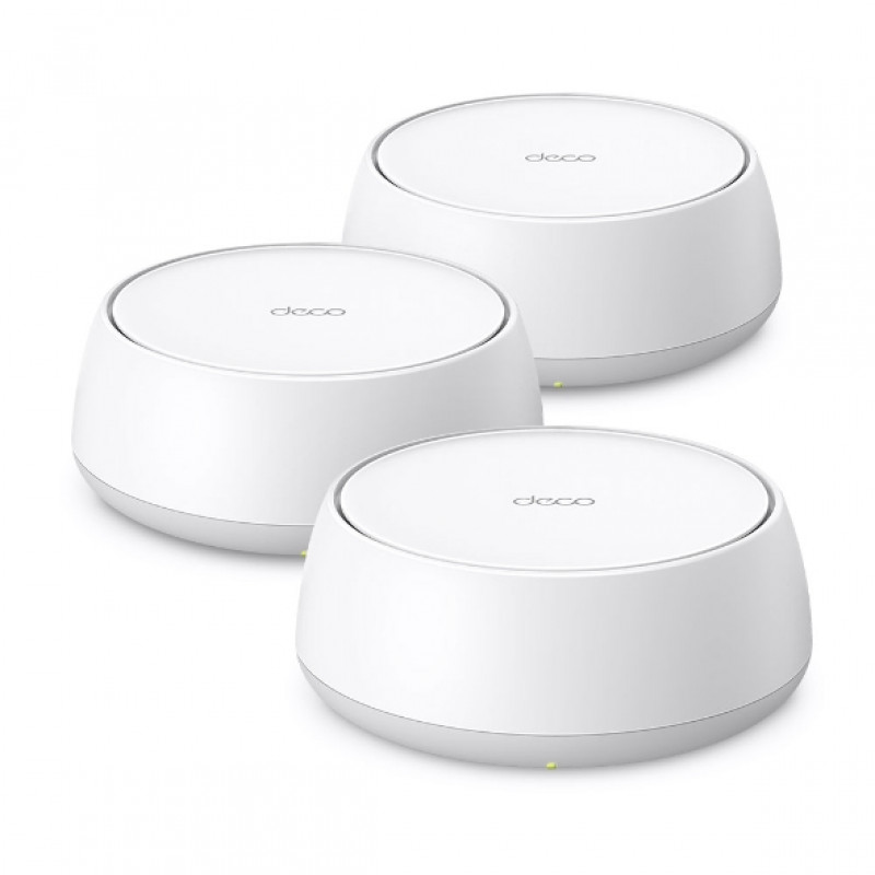 TP-Link Deco BE22(3-pack) Mesh-система Wi-Fi 7 BE3600, 2,4/5 ГГц, до 3570 Мбит/с, WAN/LAN 2x1Гбит/с, встроенные антенны