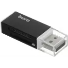 Устройство чтения карт памяти USB2.0 Buro BU-CR-3104 черный