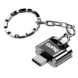 Устройство чтения карт памяти USB2.0 Buro BU-CR-201 черный