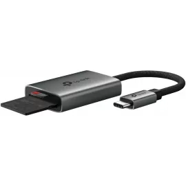 Устройство чтения карт памяти USB Type-C TP-Link UA430C серый