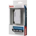 Устройство чтения карт памяти USB2.0 Buro BU-CR-2102 белый
