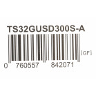 Флеш карта microSDHC 32GB Transcend TS32GUSD300S-A + adapter