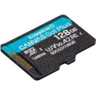 Флеш карта microSDXC 128GB Kingston SDCG3/128GBSP Canvas Go! Plus w/o adapter