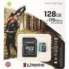 Флеш карта microSDXC 128GB Kingston SDCG3/128GB Canvas Go! Plus + adapter