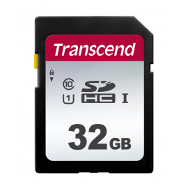 Флеш карта SDHC 32Gb Class10 Transcend TS32GSDC300S w/o adapter