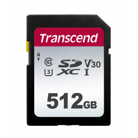 Флеш карта SDXC 512Gb Class10 Transcend TS512GSDC300S w/o adapter