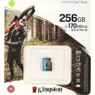 Флеш карта microSDXC 256GB Kingston SDCG3/256GBSP Canvas Go! Plus w/o adapter
