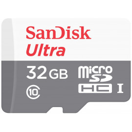 Флеш карта microSDHC 32GB Sandisk SDSQUNR-032G-GN3MN Ultra w/o adapter