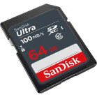 Флеш карта SDXC 64GB Sandisk SDSDUNR-064G-GN3IN Ultra