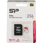 Флеш карта microSDXC 256GB Silicon Power SP256GBSTXBV1V20SP Elite + adapter
