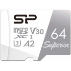 Флеш карта microSDXC 64GB Silicon Power SP064GBSTXDA2V20SP Superior + adapter