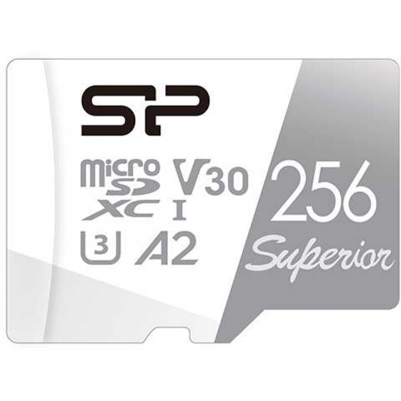 Флеш карта microSDXC 256GB Silicon Power SP256GBSTXDA2V20SP Superior + adapter