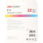 Флеш карта microSDHC 32GB Hikvision HS-TF-C1(STD)/32G/Adapter + adapter