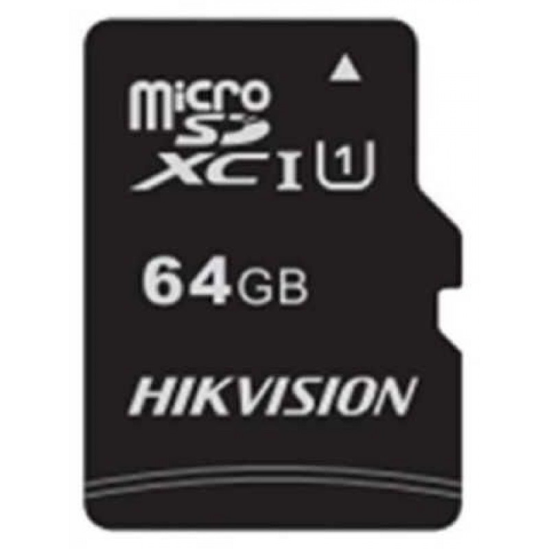 Флеш карта microSDXC 64GB Hikvision HS-TF-C1(STD)/64G/Adapter + adapter