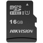 Флеш карта microSDHC 16GB Hikvision HS-TF-C1(STD)/16G/Adapter + adapter