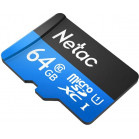 Флеш карта microSDXC 64GB Netac NT02P500STN-064G-S P500 w/o adapter