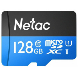 Флеш карта microSDXC 128Gb Class10 Netac NT02P500STN-128G-S P500 w/o adapter