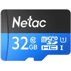 Флеш карта microSDHC 32GB Netac NT02P500STN-032G-R P500 + adapter