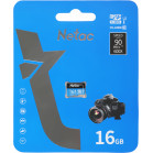 Флеш карта microSDHC 16GB Netac NT02P500STN-016G-S P500