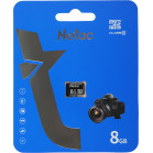 Флеш карта microSDHC 8GB Netac NT02P500STN-008G-S P500