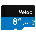 Флеш карта microSDHC 8GB Netac NT02P500STN-008G-S P500
