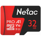 Флеш карта microSDHC 32GB Netac NT02P500PRO-032G-R P500 Extreme Pro + adapter