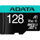 Флеш карта microSDXC 128GB A-Data AUSDX128GUI3V30SA2-RA1 Premier Pro + adapter